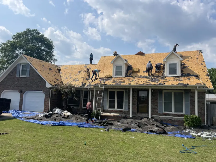 Completed GAF Timberline HDZ roof replacement in Athens, AL